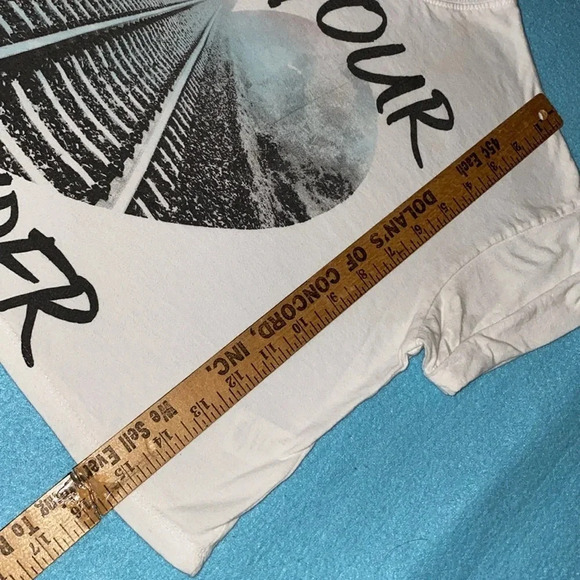 REBELLIOUS ONE let your heart wander crop short sleeve top size M - Picture 7 of 8